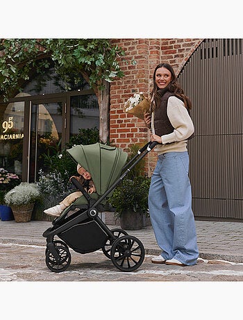 Cochecito compacto LIONELO Mika Plus - Hasta 22 kg - Ligero y plegable - Accesorios