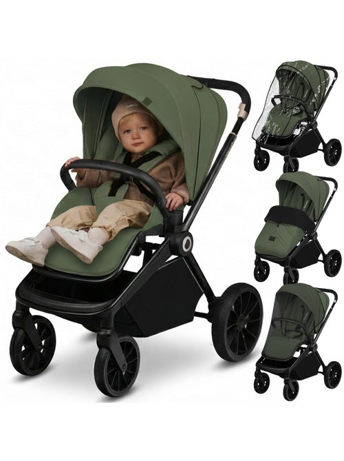 Cochecito compacto LIONELO Mika Plus - Hasta 22 kg - Ligero y plegable - Accesorios - Kiabi Cochecito compacto LIONELO Mika Plus - Hasta 22 kg - Ligero y plegable - Accesorios - Kiabi