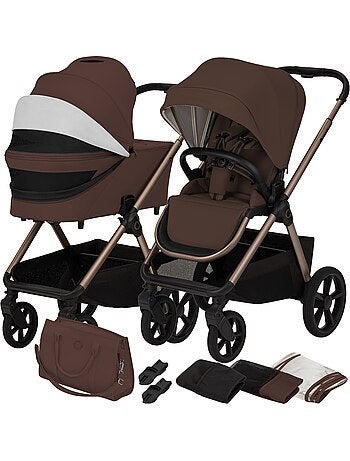 Cochecito dúo LIONELO Carmine - Hasta 22 kg - Pack de cochecito, capazo y accesorios