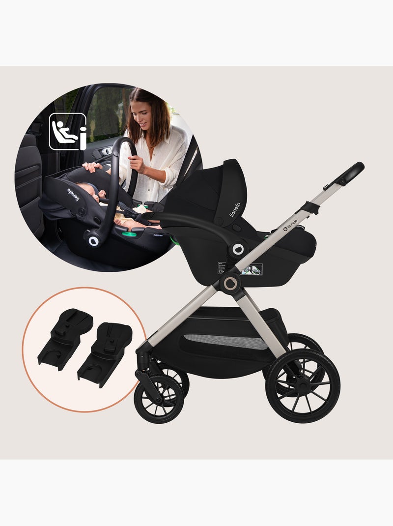 Cochecito LIONELO Layla Trio - Hasta 22 kg - Cochecito, Capazo, Silla de Auto y Accesorios Beige - Kiabi
