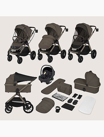Cochecito LIONELO Layla Trio - Hasta 22 kg - Cochecito, Capazo, Silla de Auto y Accesorios