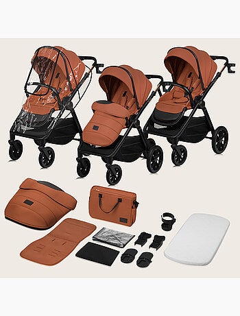 Cochecito LIONELO Layla Trio - Hasta 22 kg - Cochecito, Capazo, Silla de Auto y Accesorios