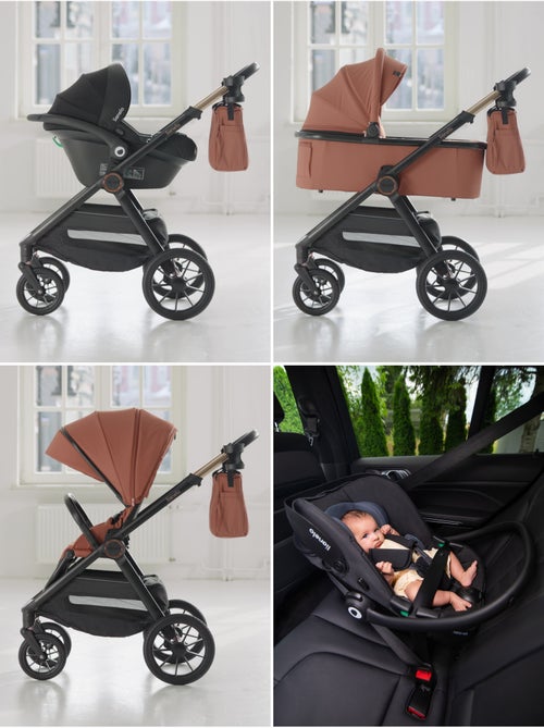 Cochecito LIONELO Layla Trio - Hasta 22 kg - Cochecito, Capazo, Silla de Auto y Accesorios - Kiabi