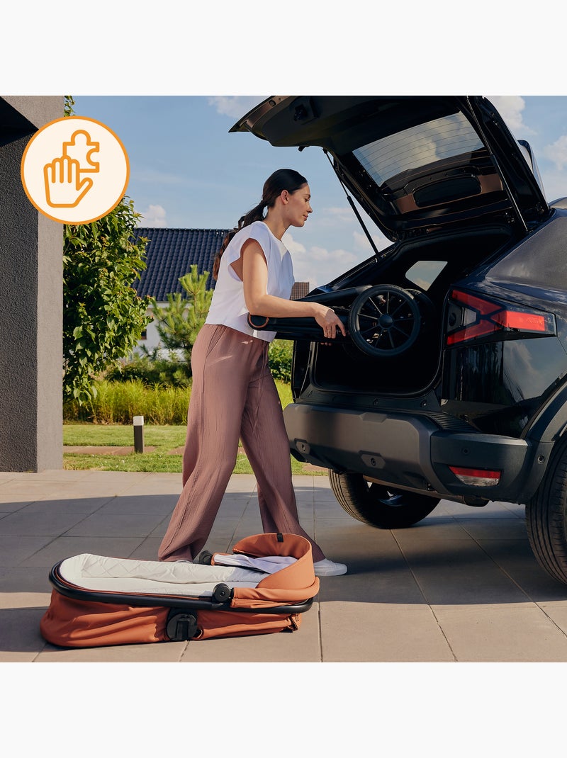 Cochecito LIONELO Layla Trio - Hasta 22 kg - Cochecito, Capazo, Silla de Auto y Accesorios Marrón - Kiabi