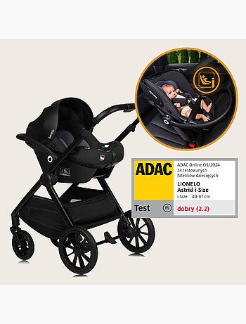 Cochecito LIONELO Layla Trio - Hasta 22 kg - Cochecito, Capazo, Silla de Auto y Accesorios