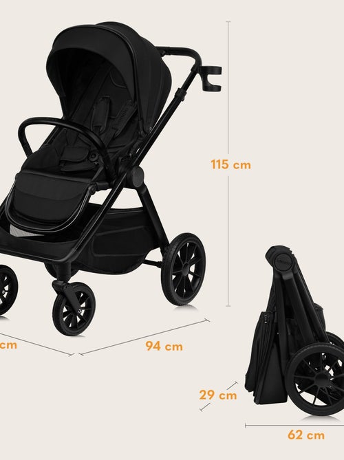 Cochecito LIONELO Layla Trio - Hasta 22 kg - Cochecito, Capazo, Silla de Auto y Accesorios - Kiabi