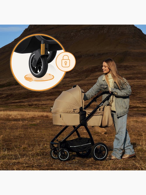 Cochecito LIONELO Meril 3 en 1: Pack de cochecito, capazo, silla de auto, bolso y accesorios - Kiabi