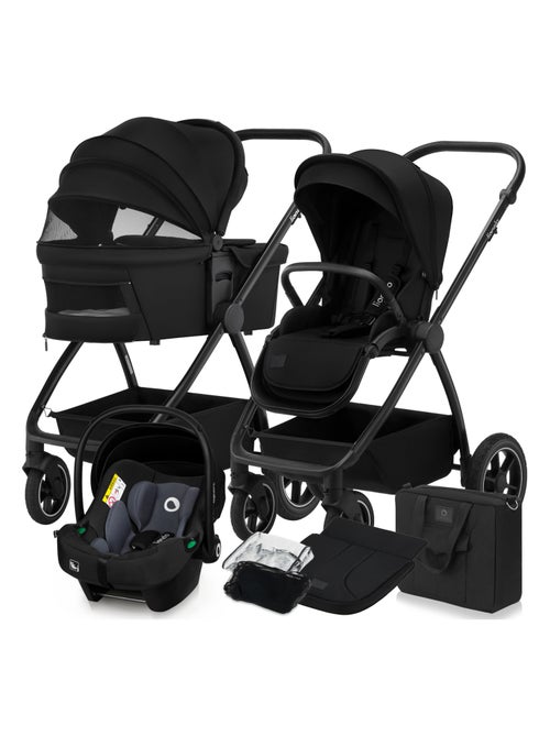 Cochecito LIONELO Meril 3 en 1: Pack de cochecito, capazo, silla de auto, bolso y accesorios - Kiabi