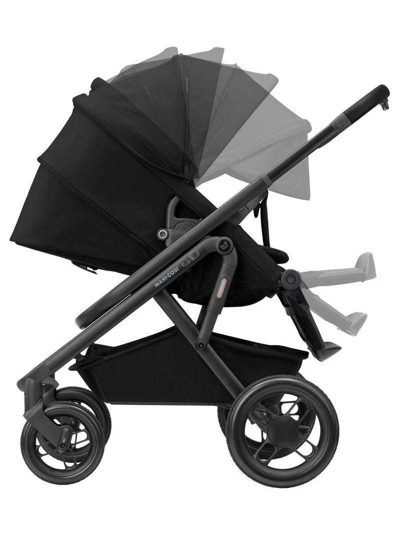 Cochecito todoterreno Lila XP+ con capazo Negro - Kiabi