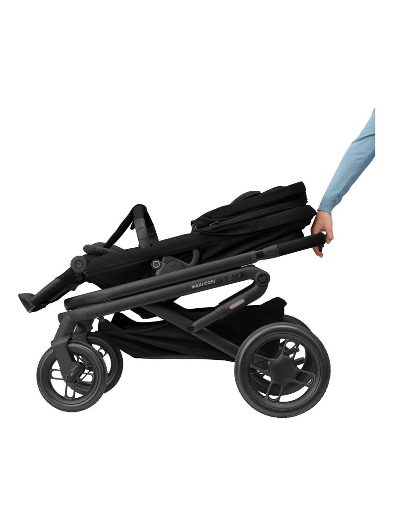 Cochecito todoterreno Lila XP+ con capazo Negro - Kiabi