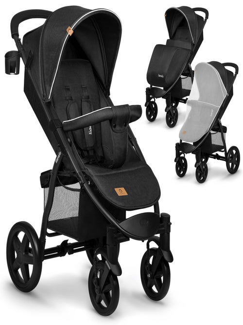Cochecito todoterreno LIONELO Annet Plus - Hasta 22 kg - Ruedas grandes - Accesorios - Kiabi