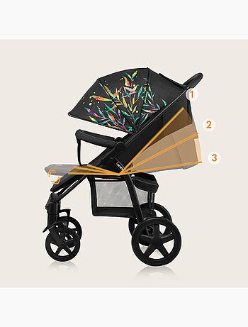 Cochecito todoterreno LIONELO Annet Plus - Hasta 22 kg - Ruedas grandes - Accesorios