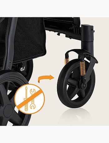 Cochecito todoterreno LIONELO Annet Plus - Hasta 22 kg - Ruedas grandes - Accesorios