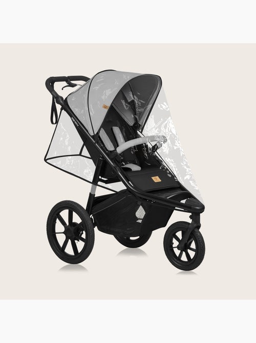 Cochecito todoterreno LIONELO Azura - Deportivo - Hasta 22 kg - Doble freno - Bomba incluida - Kiabi