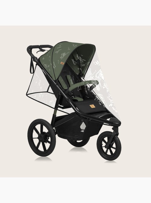 Cochecito todoterreno LIONELO Azura - Deportivo - Hasta 22 kg - Doble freno - Bomba incluida - Kiabi