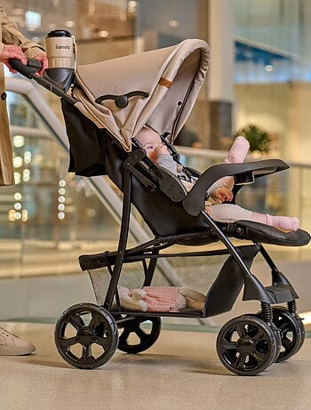 Cochecito todoterreno LIONELO Emma - 6-36 meses - Bolso incluido - Plegado rápido
