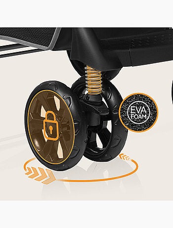 Cochecito todoterreno LIONELO Emma - 6-36 meses - Bolso incluido - Plegado rápido