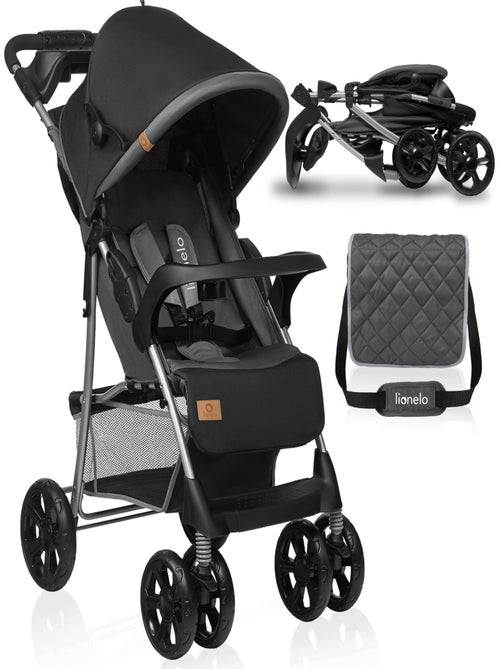 Cochecito todoterreno LIONELO Emma - 6-36 meses - Bolso incluido - Plegado rápido - Kiabi