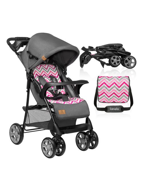 Cochecito todoterreno LIONELO Emma - 6-36 meses - Bolso incluido - Plegado rápido - Kiabi