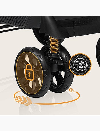 Cochecito todoterreno LIONELO Emma - 6-36 meses - Bolso incluido - Plegado rápido