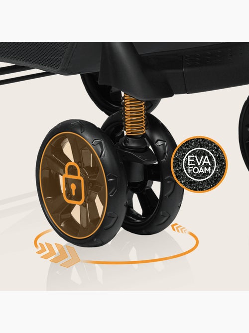 Cochecito todoterreno LIONELO Emma - 6-36 meses - Bolso incluido - Plegado rápido - Kiabi