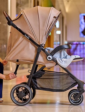 Cochecito todoterreno LIONELO Emma One - Plegado rápido - Ruedas grandes - 6-48 meses