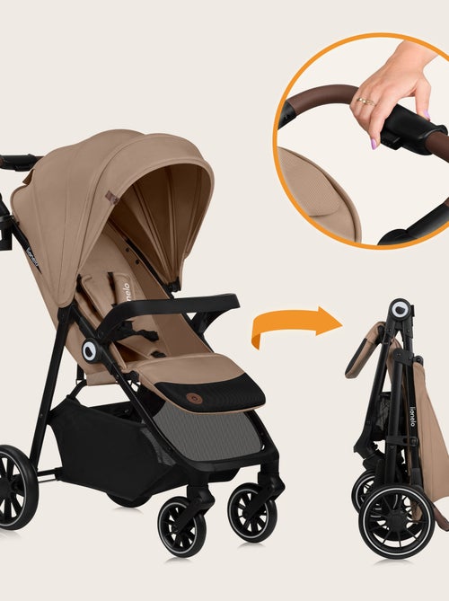 Cochecito todoterreno LIONELO Emma One - Plegado rápido - Ruedas grandes - 6-48 meses - Kiabi