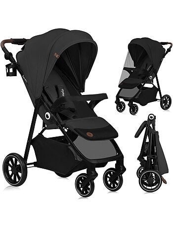 Cochecito todoterreno LIONELO Emma One - Plegado rápido - Ruedas grandes - 6-48 meses