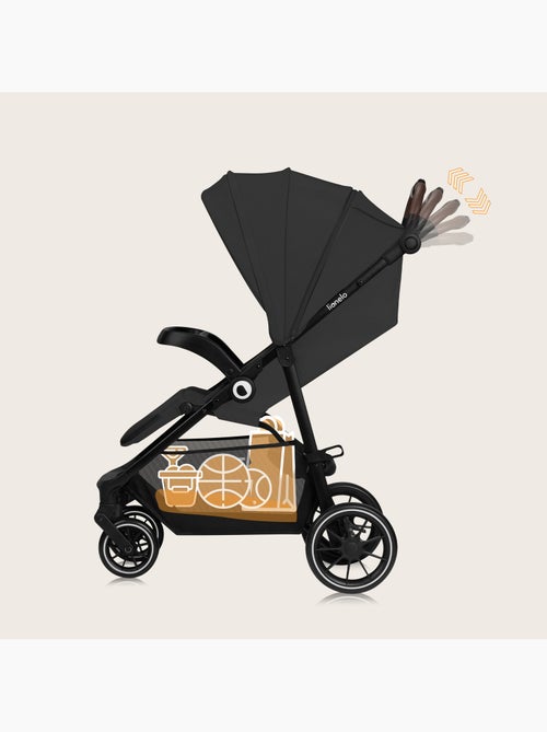 Cochecito todoterreno LIONELO Emma One - Plegado rápido - Ruedas grandes - 6-48 meses - Kiabi