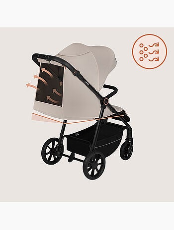 Cochecito todoterreno LIONELO Iva - Material de primera calidad - Hasta 22 kg - Gran espacio