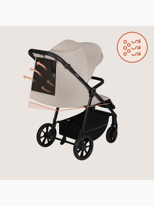 Cochecito todoterreno LIONELO Iva - Material de primera calidad - Hasta 22 kg - Gran espacio - Kiabi