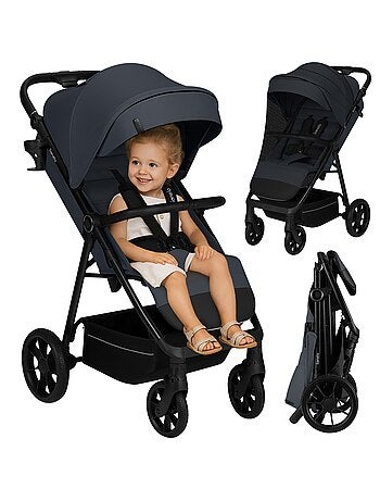 Cochecito todoterreno LIONELO Iva - Material de primera calidad - Hasta 22 kg - Gran espacio