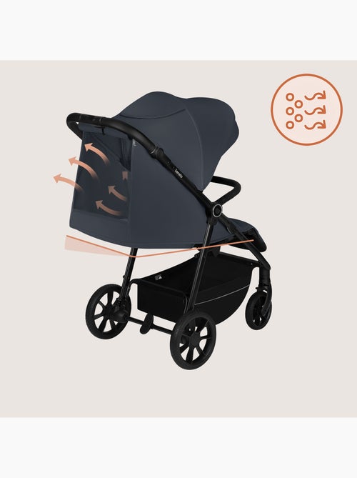 Cochecito todoterreno LIONELO Iva - Material de primera calidad - Hasta 22 kg - Gran espacio - Kiabi