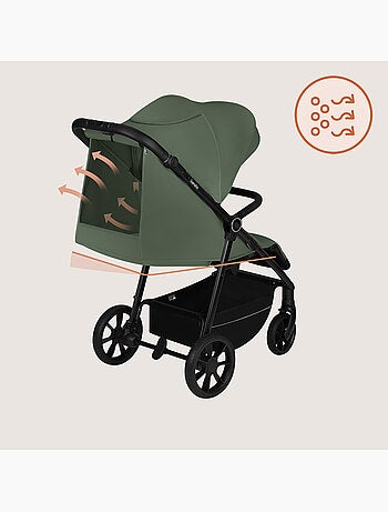 Cochecito todoterreno LIONELO Iva - Material de primera calidad - Hasta 22 kg - Gran espacio