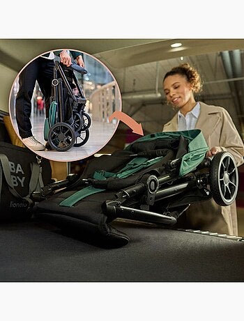 Cochecito todoterreno LIONELO Mira - Hasta 22 kg - Superficie amplia - Ruedas grandes