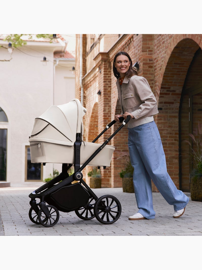 Cochecito Trio LIONELO Mika Plus - Hasta 4 años - Cochecito, capazo, silla de coche y accesorios Beige - Kiabi
