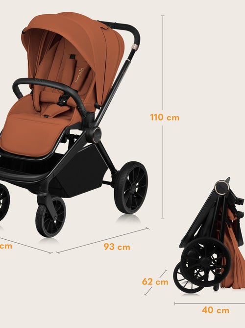 Cochecito Trio LIONELO Mika Plus - Hasta 4 años - Cochecito, capazo, silla de coche y accesorios - Kiabi