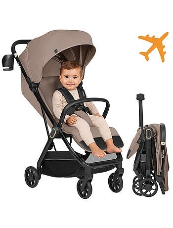 Cochecito ultracompacto LIONELO Bess - Compatible con aviones - Ligero - Plegado rápido