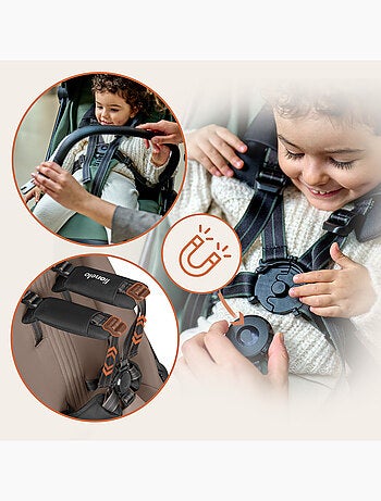 Cochecito ultracompacto LIONELO Bess - Compatible con aviones - Ligero - Plegado rápido