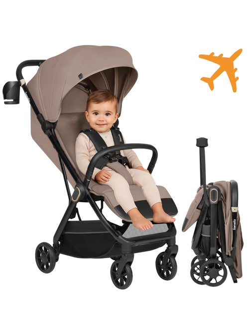 Cochecito ultracompacto LIONELO Bess - Compatible con aviones - Ligero - Plegado rápido - Kiabi