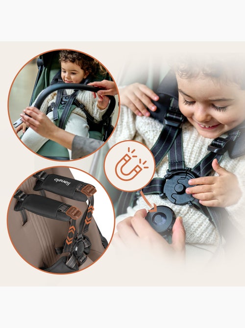 Cochecito ultracompacto LIONELO Bess - Compatible con aviones - Ligero - Plegado rápido - Kiabi