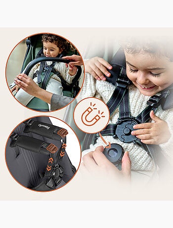 Cochecito ultracompacto LIONELO Bess - Compatible con aviones - Ligero - Plegado rápido
