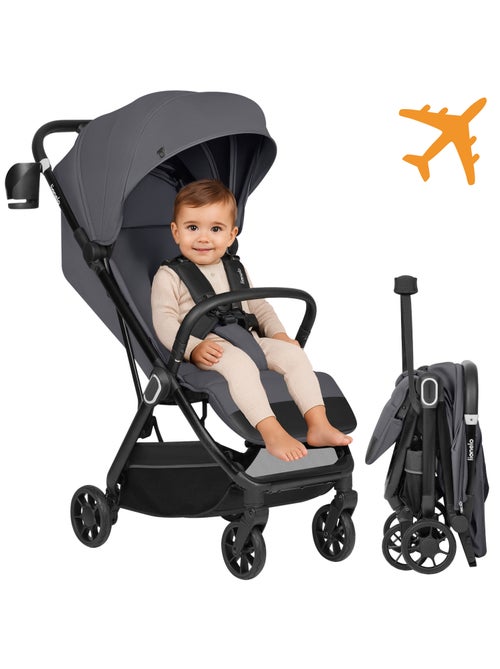 Cochecito ultracompacto LIONELO Bess - Compatible con aviones - Ligero - Plegado rápido - Kiabi