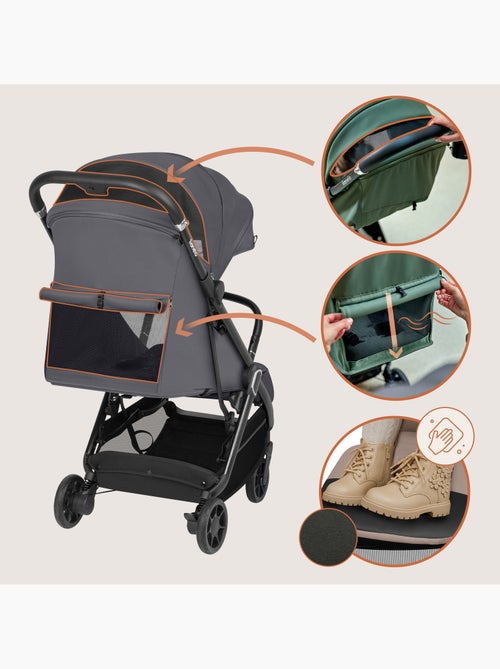 Cochecito ultracompacto LIONELO Bess - Compatible con aviones - Ligero - Plegado rápido - Kiabi