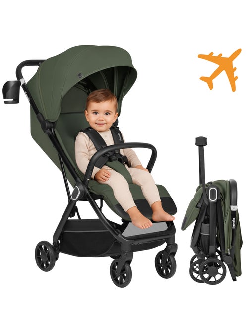 Cochecito ultracompacto LIONELO Bess - Compatible con aviones - Ligero - Plegado rápido - Kiabi