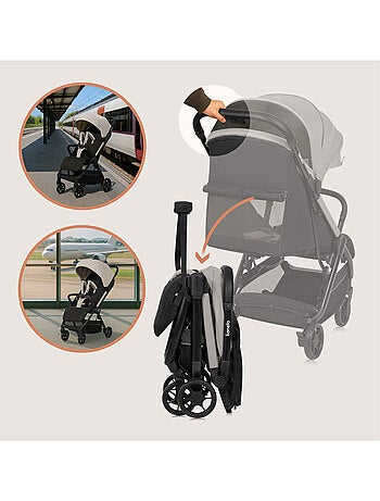 Cochecito ultracompacto LIONELO Julie Air - Compatible con aviones - Ligero - Plegado rápido