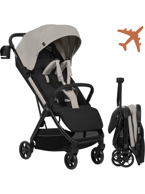 Cochecito ultracompacto LIONELO Julie Air - Compatible con aviones - Ligero - Plegado rápido - Kiabi