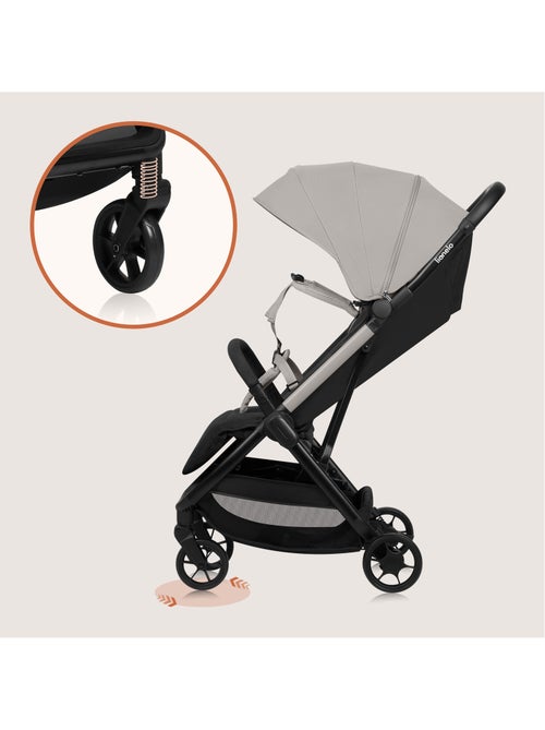 Cochecito ultracompacto LIONELO Julie Air - Compatible con aviones - Ligero - Plegado rápido - Kiabi