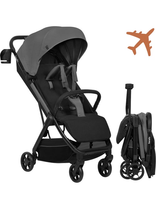 Cochecito ultracompacto LIONELO Julie Air - Compatible con aviones - Ligero - Plegado rápido - Kiabi
