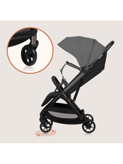 Cochecito ultracompacto LIONELO Julie Air - Compatible con aviones - Ligero - Plegado rápido - Kiabi